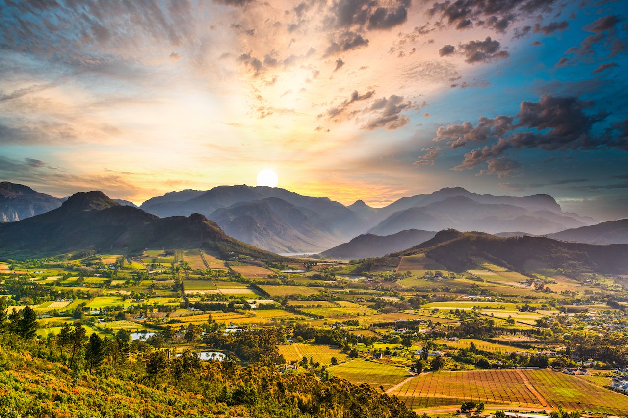 Franschhoek winelands, from Kent World Travel's gallery